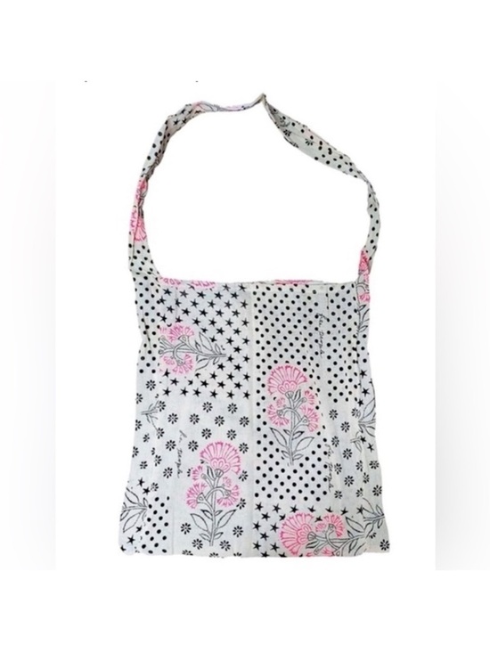 Free People Handbags - Free People Stars and Dots and Flowers Slouchy Boho Shopping Tote